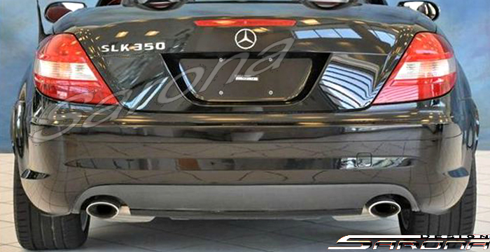Custom Mercedes SLK  Convertible Rear Bumper (2005 - 2011) - $590.00 (Part #MB-048-RB)